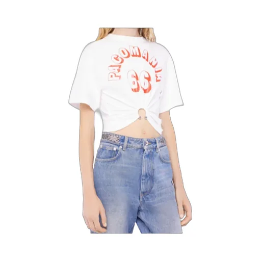 Rabanne Printed Piercing T-Shirt