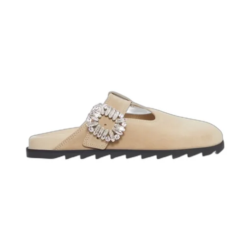 Roger Vivier Slidy Viv T Strap Mules