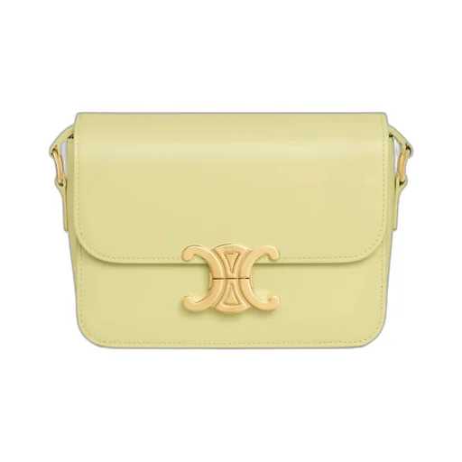 Teen Triomphe Bag In Shiny Calfskin