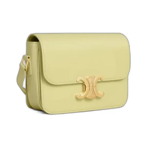 Teen Triomphe Bag In Shiny Calfskin