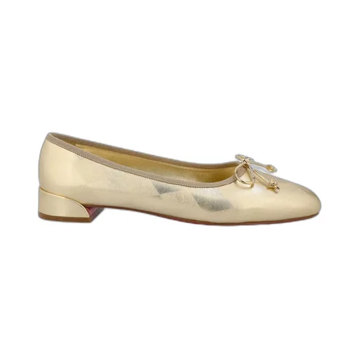 Christian Louboutin Bow-Detailed Flat Shoes