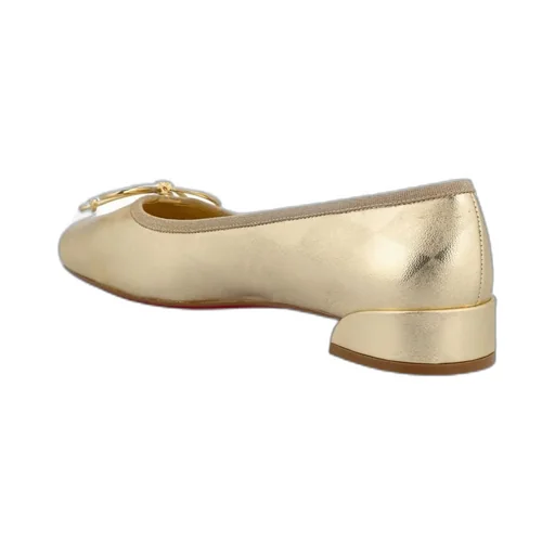 Christian Louboutin Bow-Detailed Flat Shoes