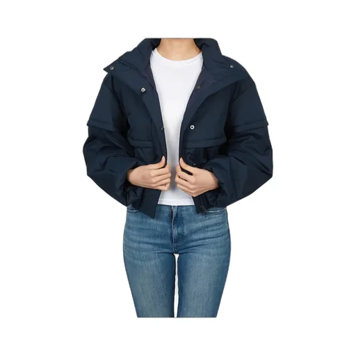 Long-Sleeved Cotton-Padded Jacket