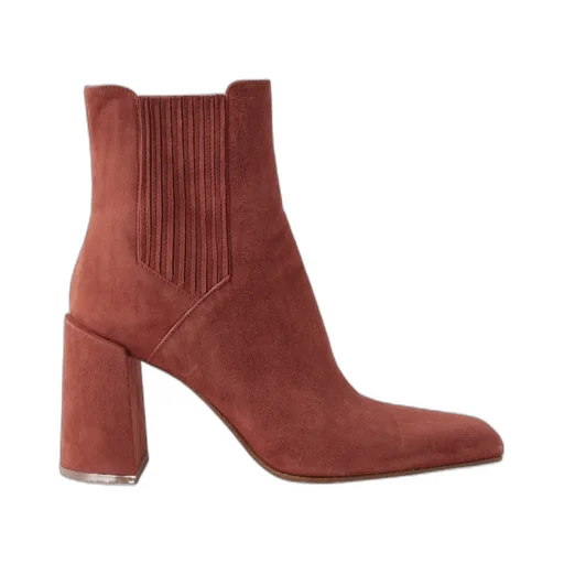 Chunky Heeled Ankle Boots