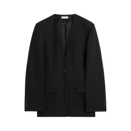 Wool Long-Sleeved Suit Jacket
