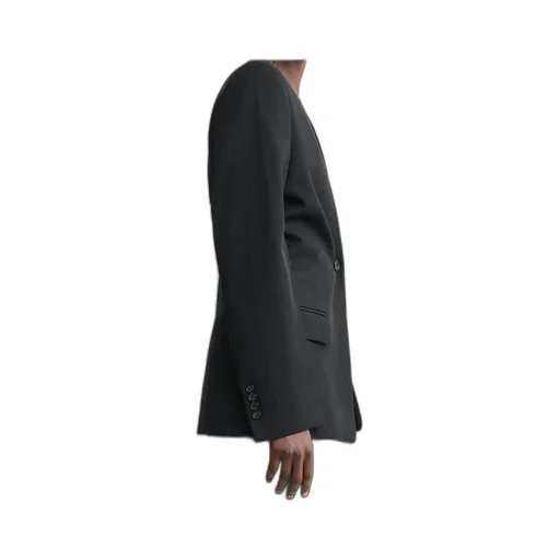 Wool Long-Sleeved Suit Jacket