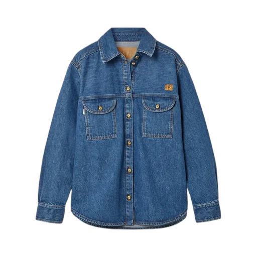 Nariida Berber Embroidered Denim Shirt