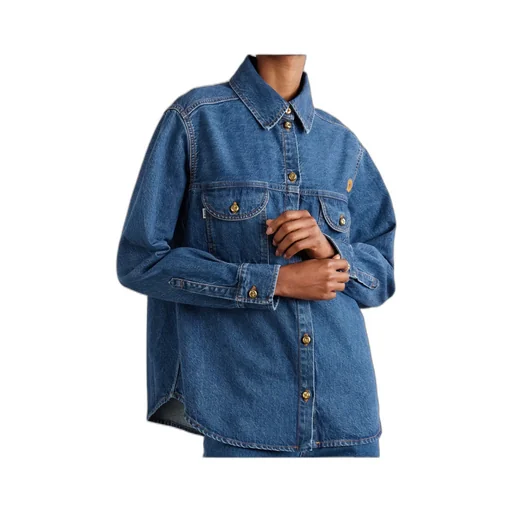 Nariida Berber Embroidered Denim Shirt