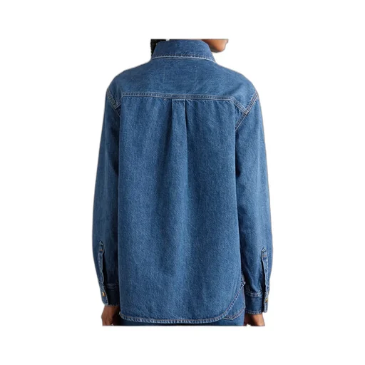 Nariida Berber Embroidered Denim Shirt