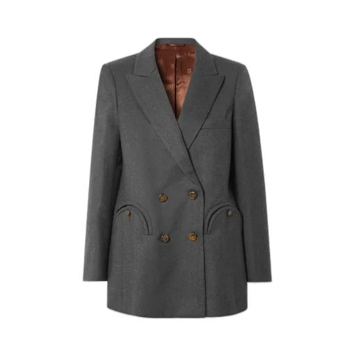 Everyday Double-Breasted Wool-Twill Blazer