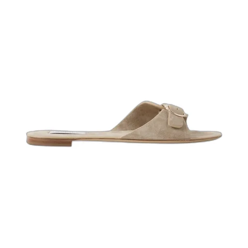 Open-Toe Flat Sandals