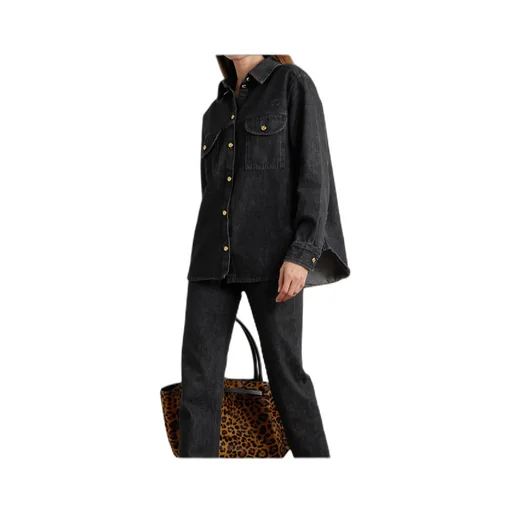 Berber Embroidered Denim Shirt