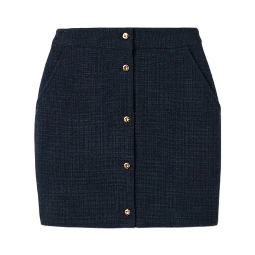 Missy Appaloosa Cotton-Blend Tweed Mini Skirt