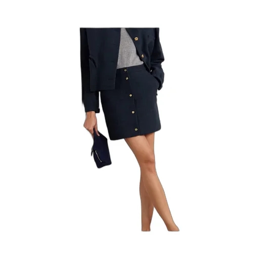 Missy Appaloosa Cotton-Blend Tweed Mini Skirt