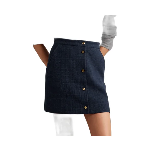 Missy Appaloosa Cotton-Blend Tweed Mini Skirt