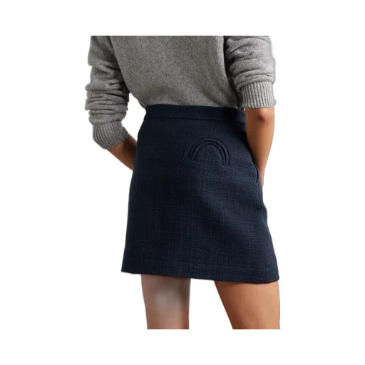 Missy Appaloosa Cotton-Blend Tweed Mini Skirt