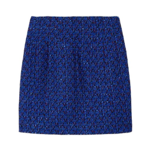 Sequined Tweed Mini Skirt