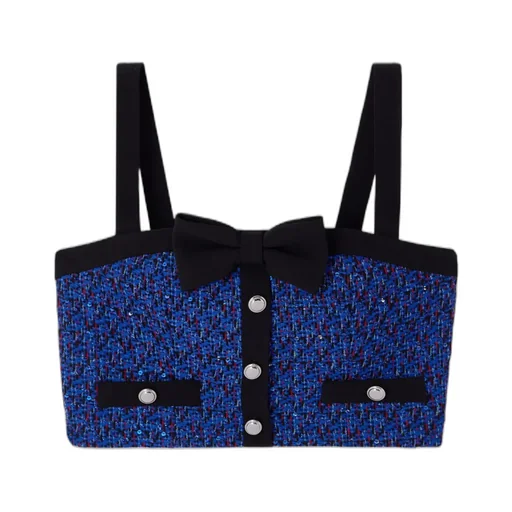Short Tweed Top