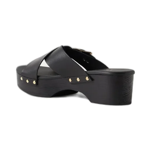 Round-Toe Platform Sandals