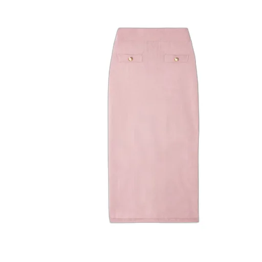 High-Waisted Midi Skirt