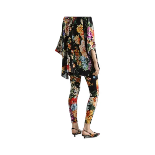 Floral-Print Leggings