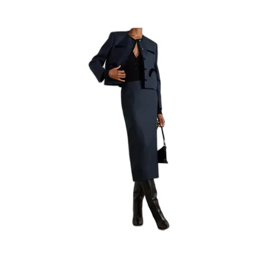 Slit Midi Skirt