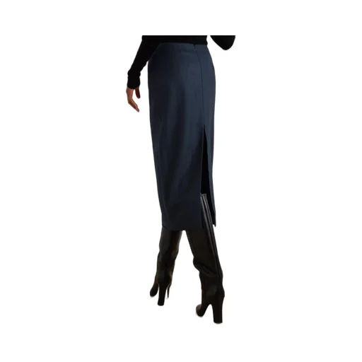 Slit Midi Skirt