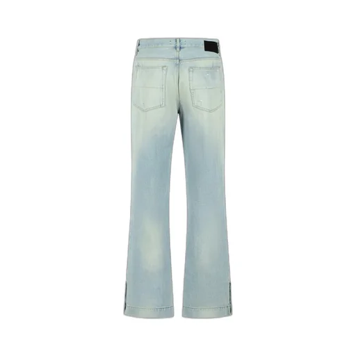 Amiri Distressed Straight-Leg Jeans