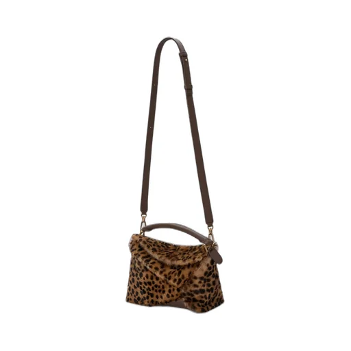 Loewe Leopard Printed Small Puzzle Edge Tote Bag