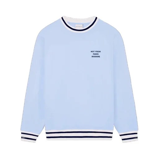 DrÔLe De Monsieur Sweatshirt Slogan Sport Sweatshirt