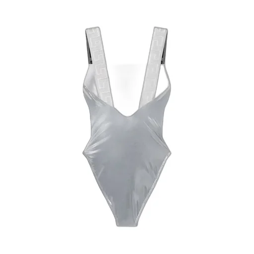 Versace Metallic One-Piece Swimsuit