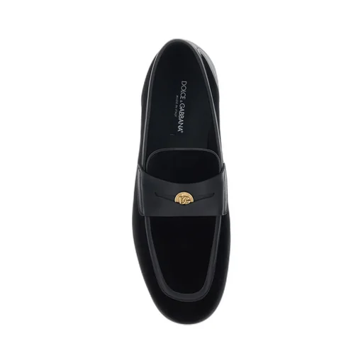Dolce & Gabbana Logo Plaque Loafers