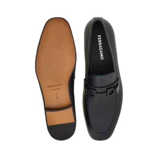 Ferragamo Gancini Stirrup Loafers