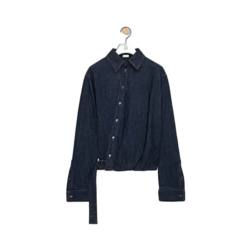 Loewe Draped Denim Shirt