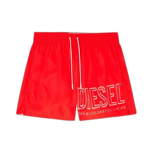 Olympic-34-D-Core Drawstring Logo Swim Shorts