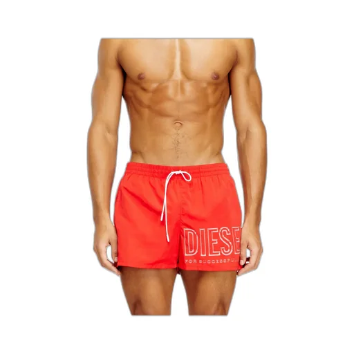 Olympic-34-D-Core Drawstring Logo Swim Shorts
