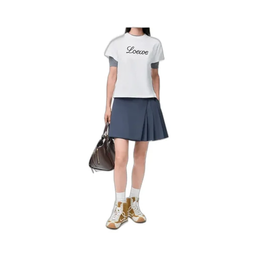 Loewe Logo Detail Crewneck T-Shirt