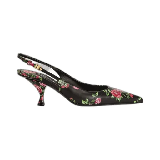 Dolce & Gabbana Lollo Floral Heeled Pumps