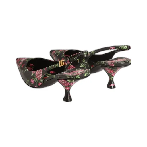 Dolce & Gabbana Lollo Floral Heeled Pumps