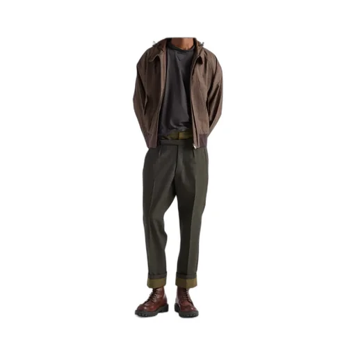 Prada Checked Hooded Jacket