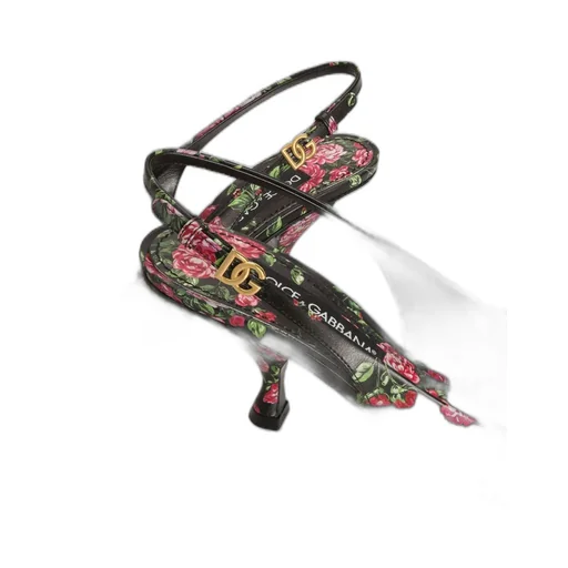 Dolce & Gabbana Lollo Floral Heeled Pumps