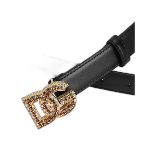 Dolce & Gabbana Embellished Logo-Buckle Belt