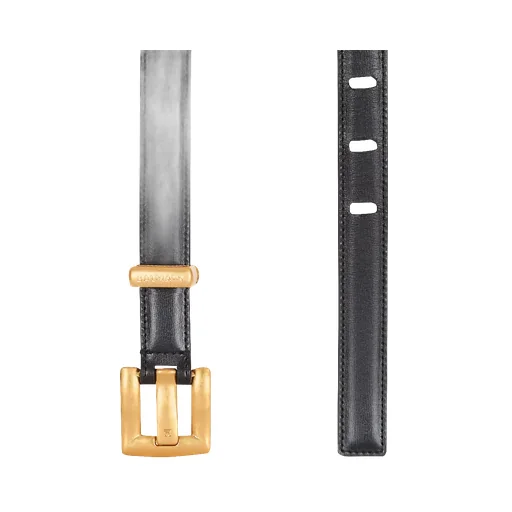 Balmain Pb-Engraved Buckle Belt