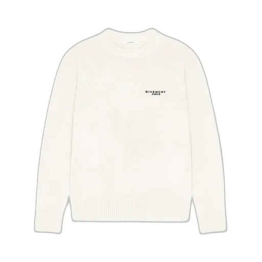 Givenchy Paris Signature Embroidered Knitted Jumper