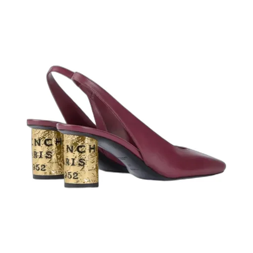 Givenchy Tape Square-Toe Slingback Pumps