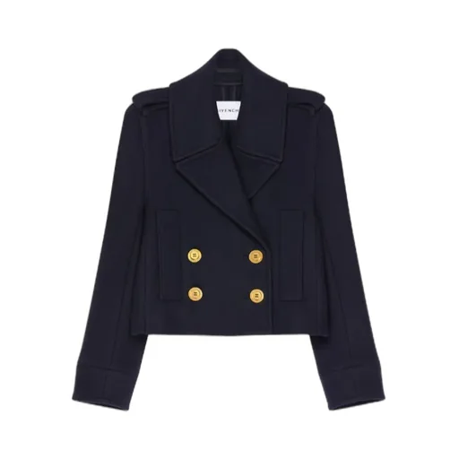 Givenchy Double-Breasted Short Peacoat