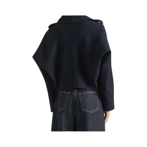 Givenchy Double-Breasted Short Peacoat