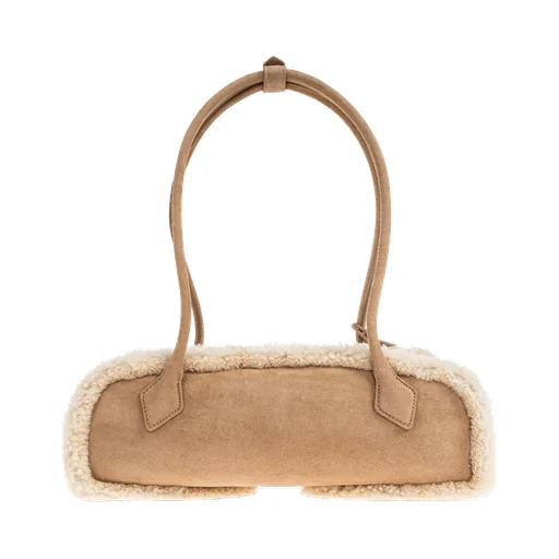 Beige Schultertasche