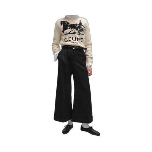 Dock Trousers In Wool And Mohair Gabardine