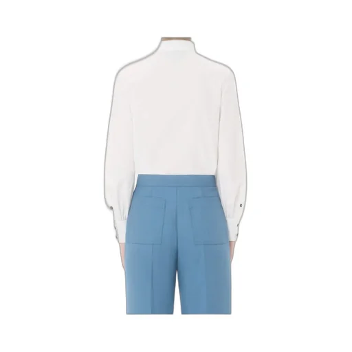 Valentino Plusdepois-Tie Button-Up Top